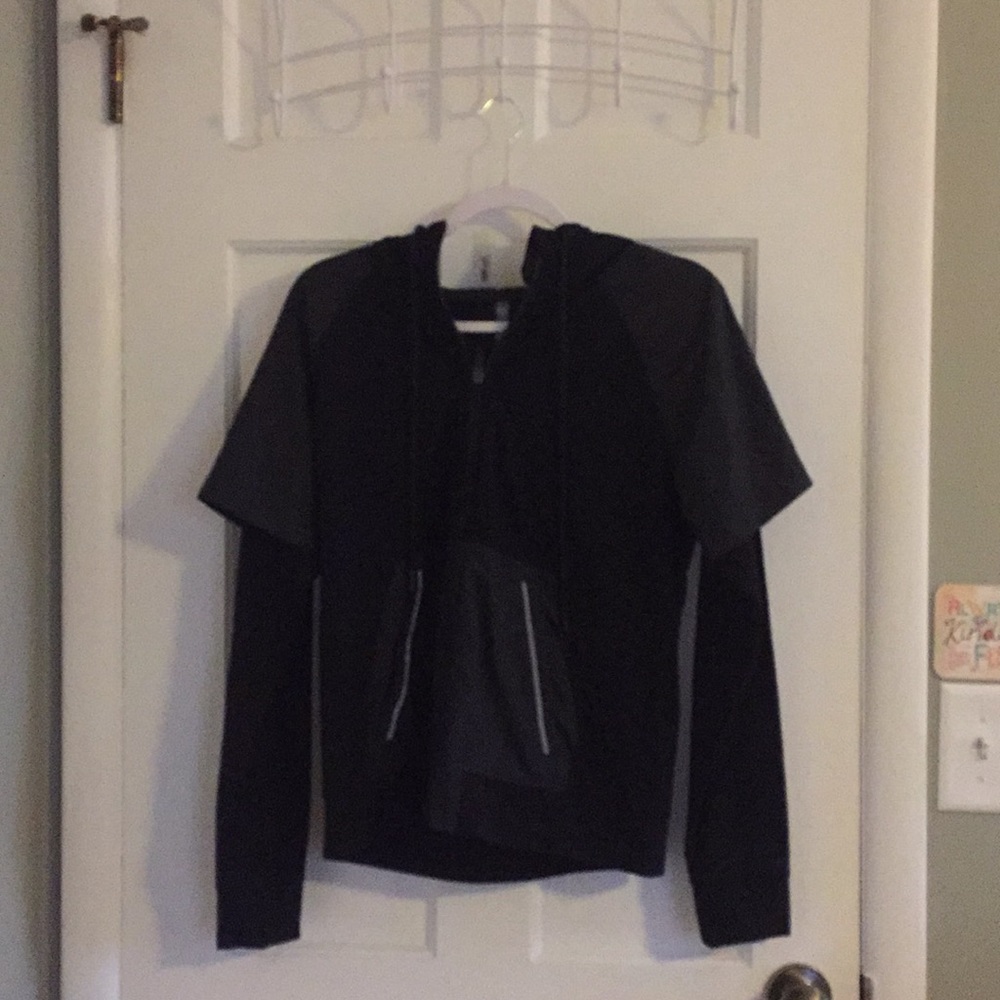 Black Zip-Up Hoodie